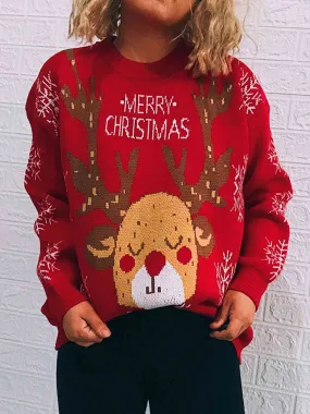 Christmas Element Long Sleeve Sweater