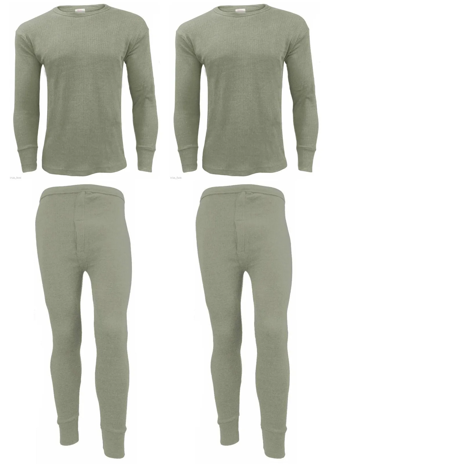 2 Pack Mens Full Sleeves Thermal Set