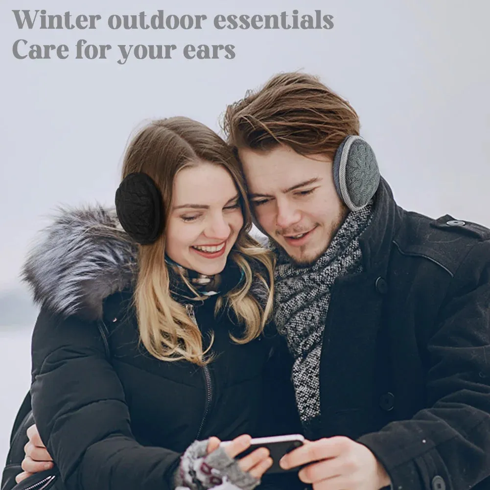 2 Pacs Winter Earmuffs for Women/Men