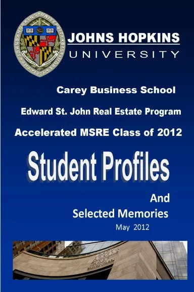 2012 Student Profiles and Selected Memories