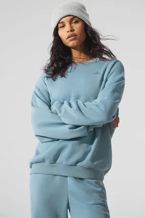 Accolade Crew Neck Pullover - Celestial Blue