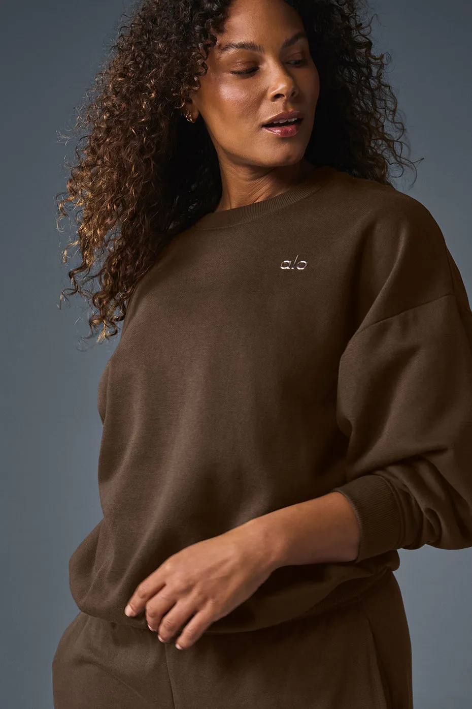 Accolade Crew Neck Pullover - Espresso