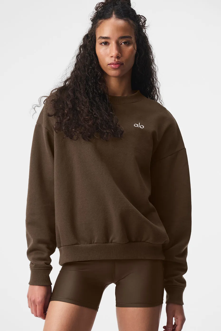 Accolade Crew Neck Pullover - Espresso