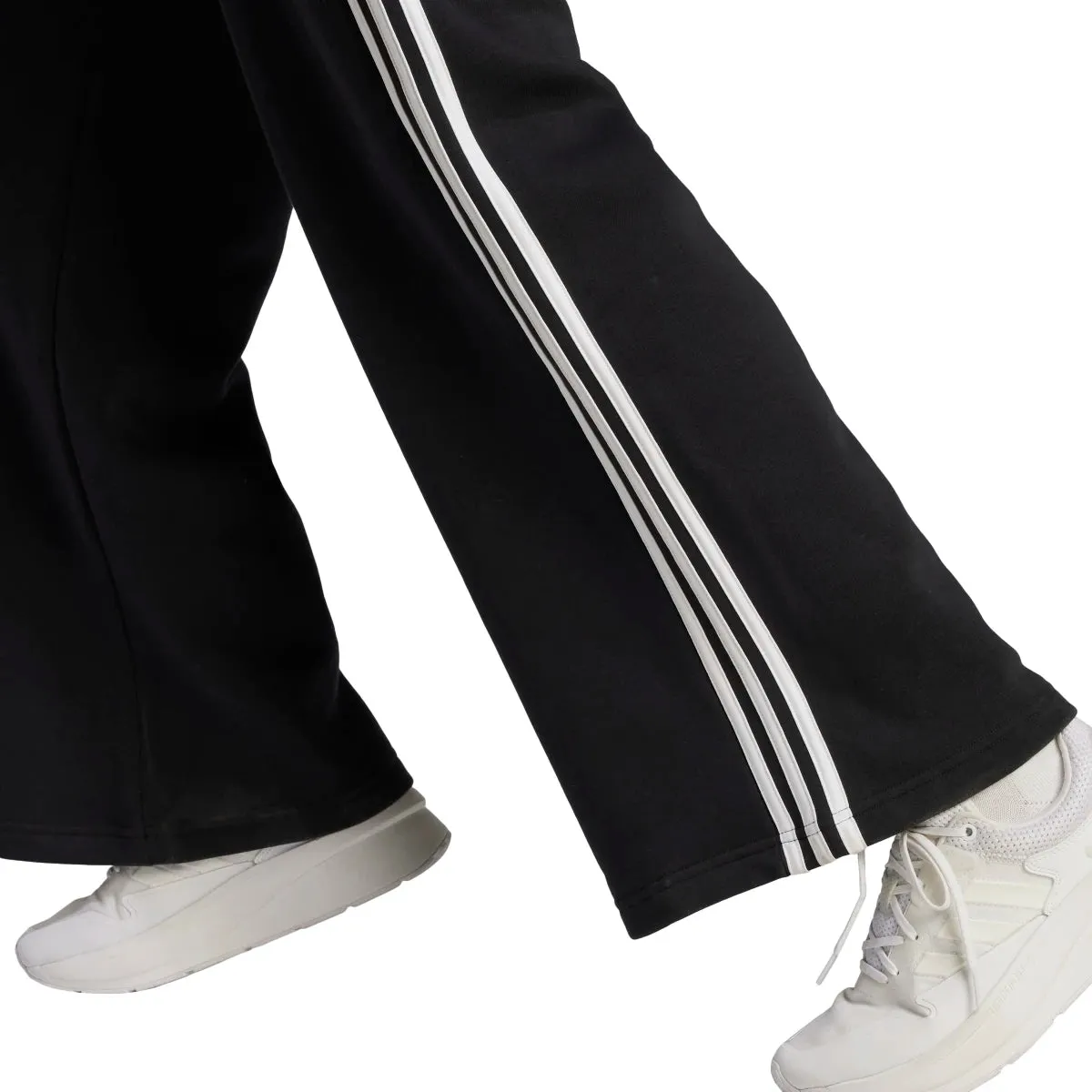 adidas Women's Essentials 3-Stripes French Terry Wide Joggers