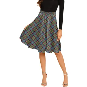 Aikenhead Tartan Melete Pleated Midi Skirt