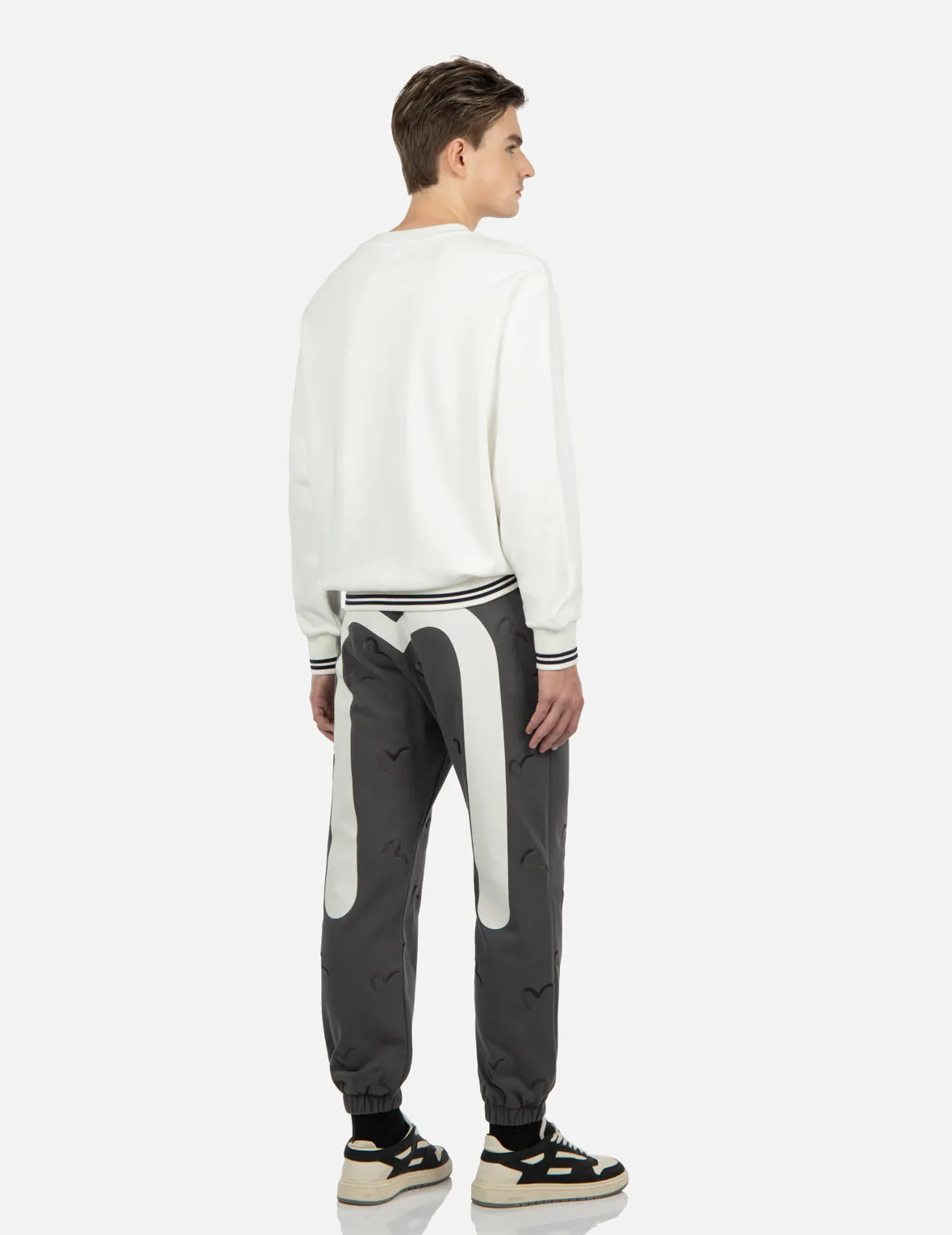 Allover Seagull with Daicock Print Sweatpants