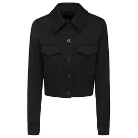 AMI Cropped Buttoned Jacket