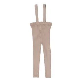 Analogie By Lil Legs Knit Suspender Leggings Pink