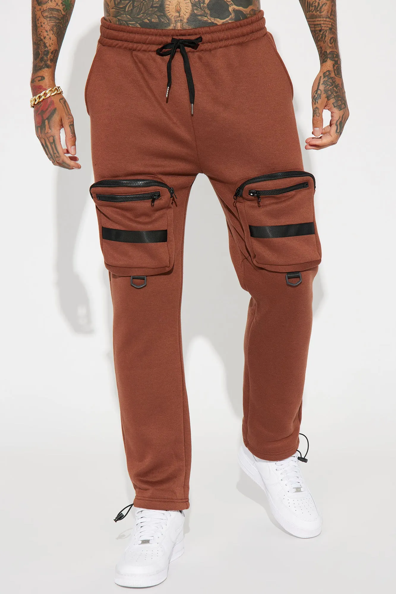 Another Day Cargo Sweatpants - Chocolate