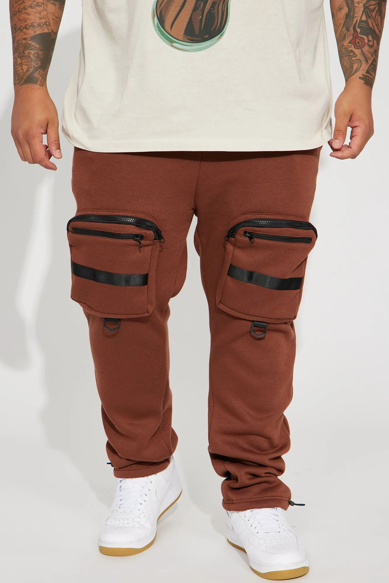 Another Day Cargo Sweatpants - Chocolate