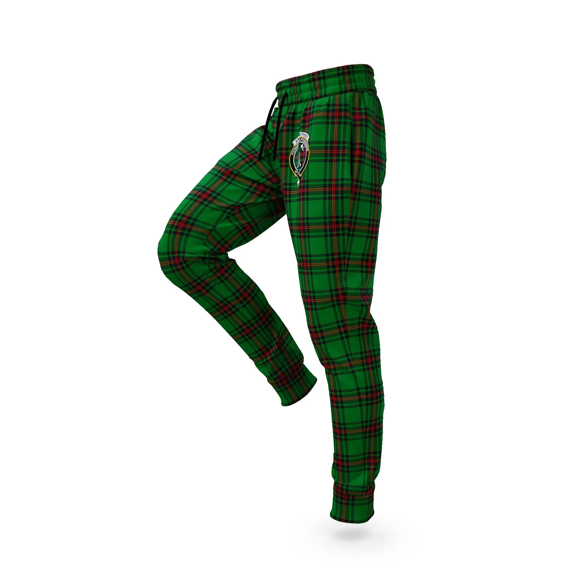 Anstruther Tartan Joggers Pants with Family Crest