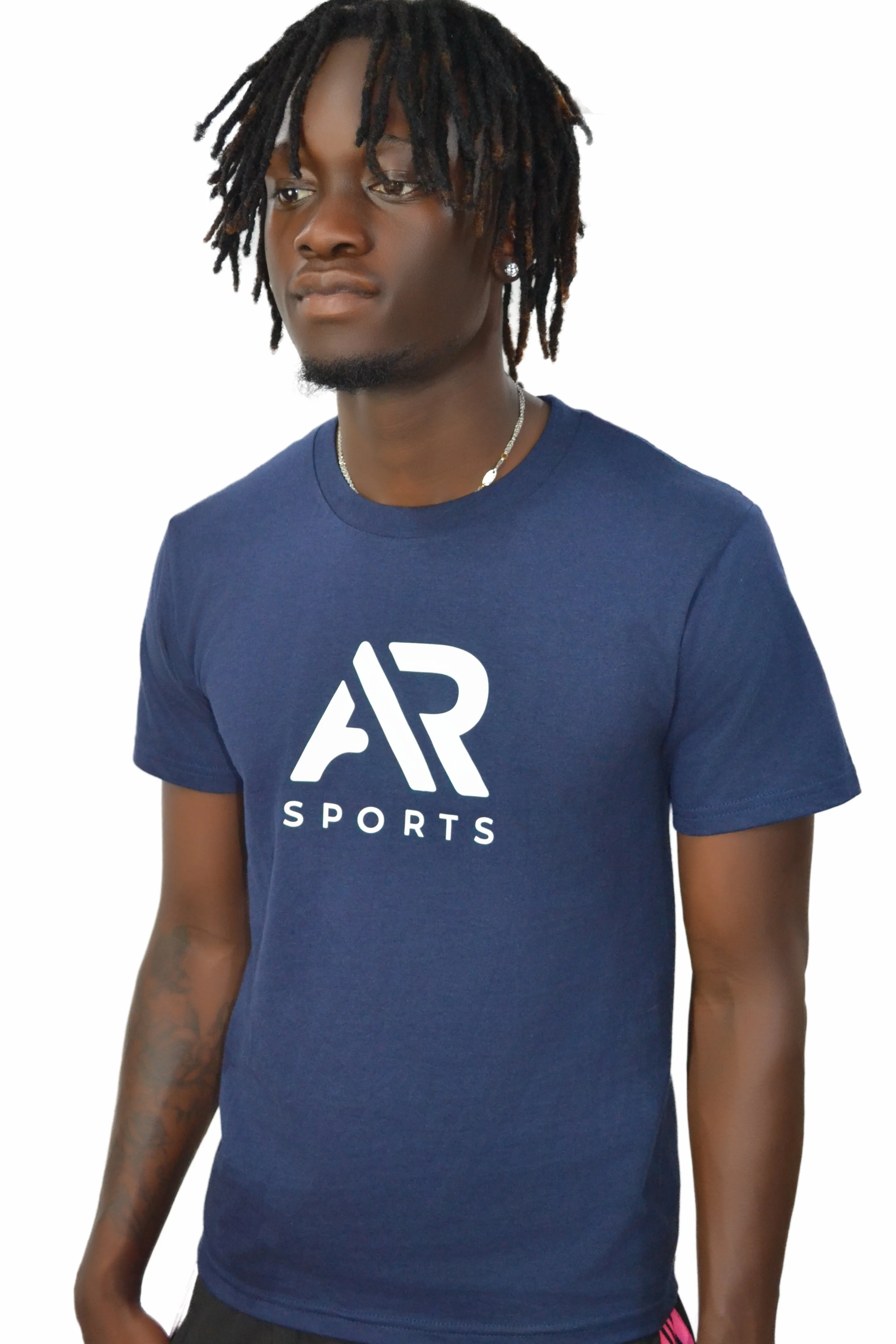 AR Sportswear Men's Front Logo Tee Shirt