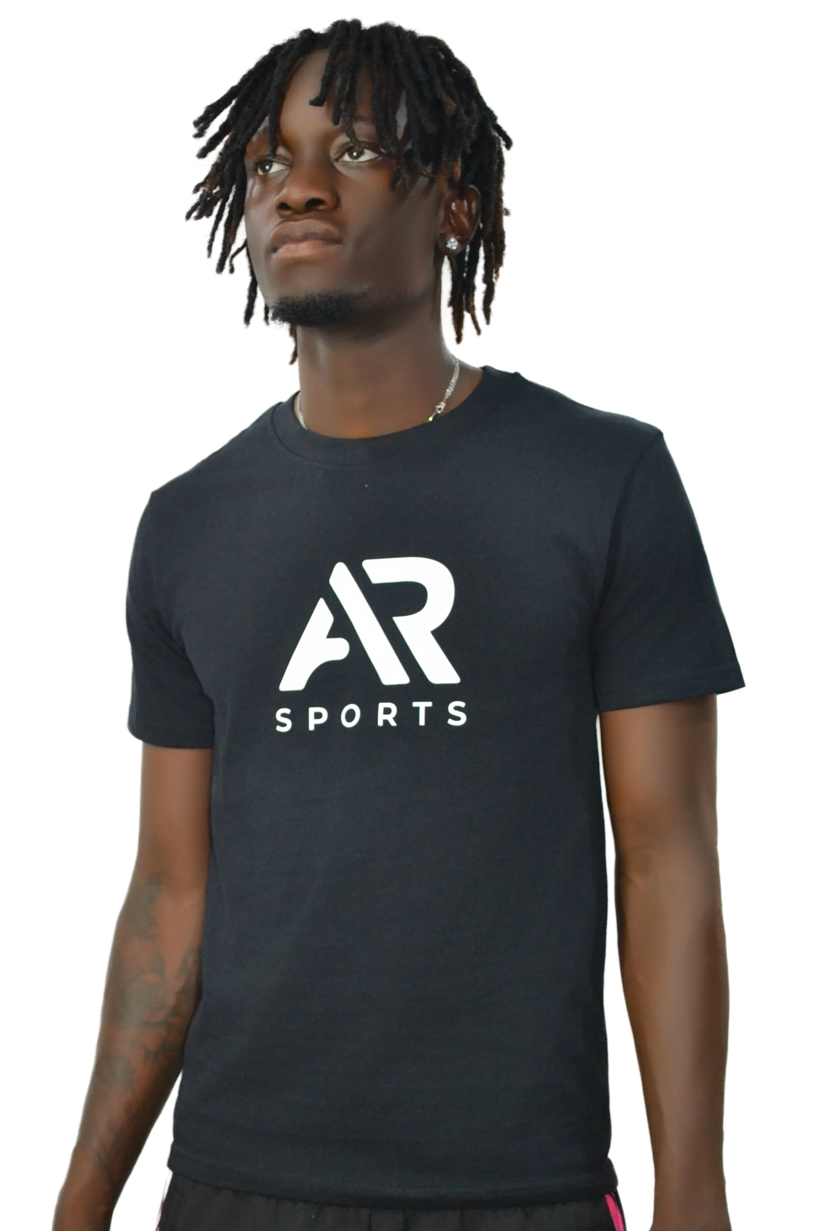 AR Sportswear Men's Front Logo Tee Shirt