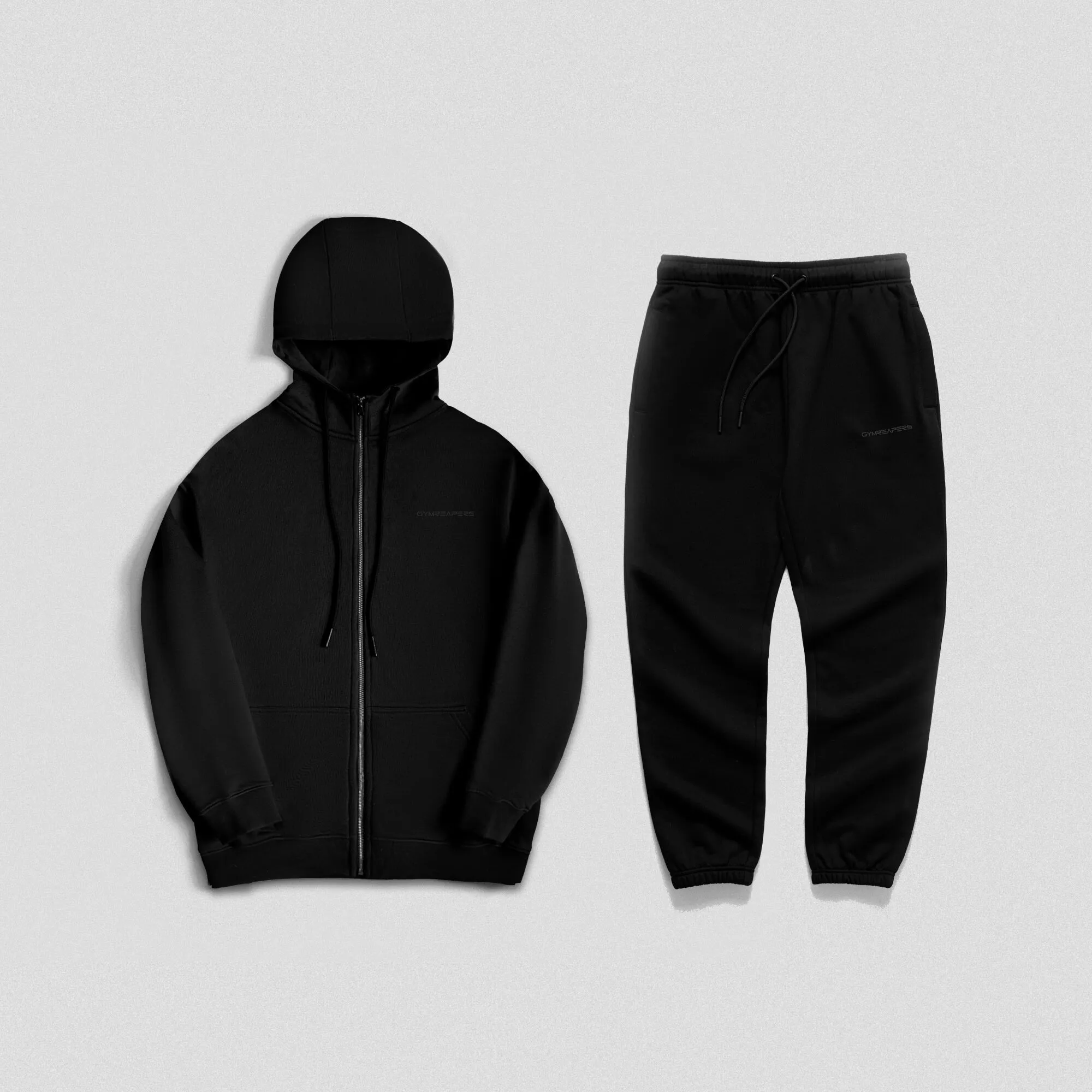 Ascend Zip-Up Set - Black