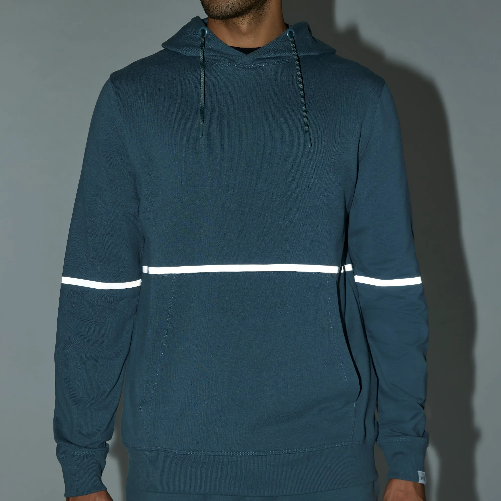 Ascent French Terry Cotton Blend Hoodie and Joggers Co-Ord Storm Grey