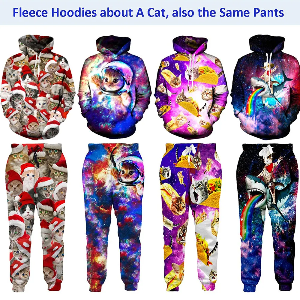 Astronaut Space Cat Funny Hoodie