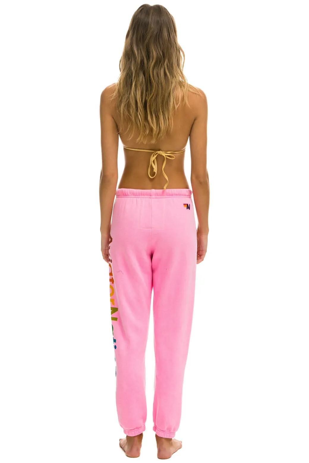 AVIATOR NATION VAIL SWEATPANT - NEON PINK