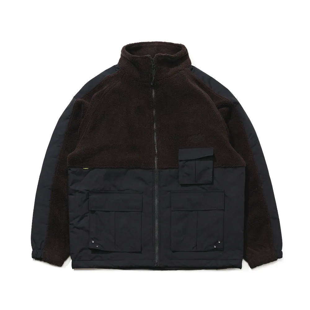 AWF HALF FLEECE JACKET BLACK