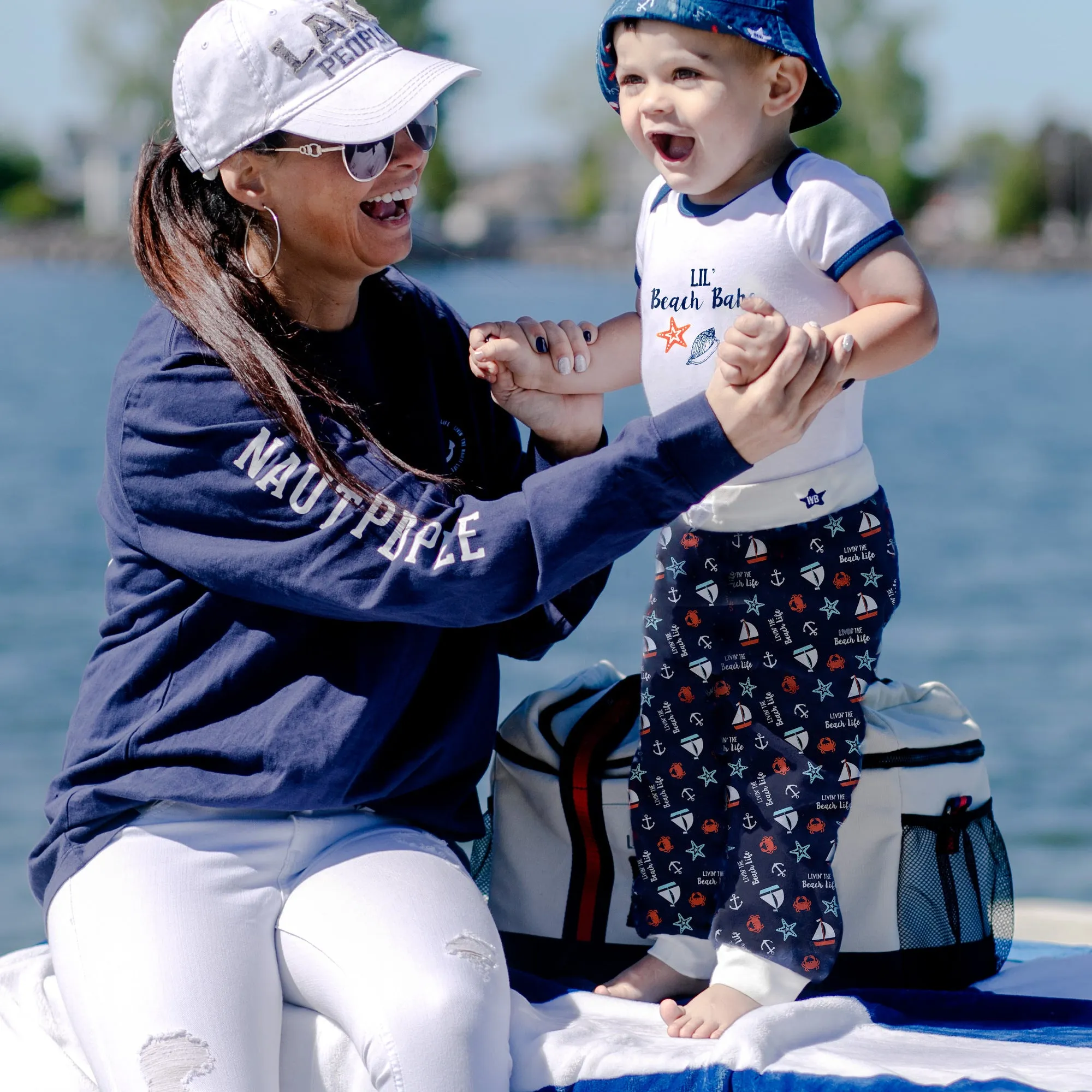 Beach Life Blue Jogger Pant