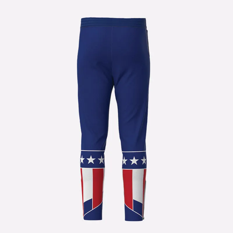 Ben Peterson Olympic Gold Medal 72' Fully Sublimated Sweatpants w- Pockets & Side Zippers