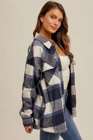 Bennett Brushed Plaid Shacket