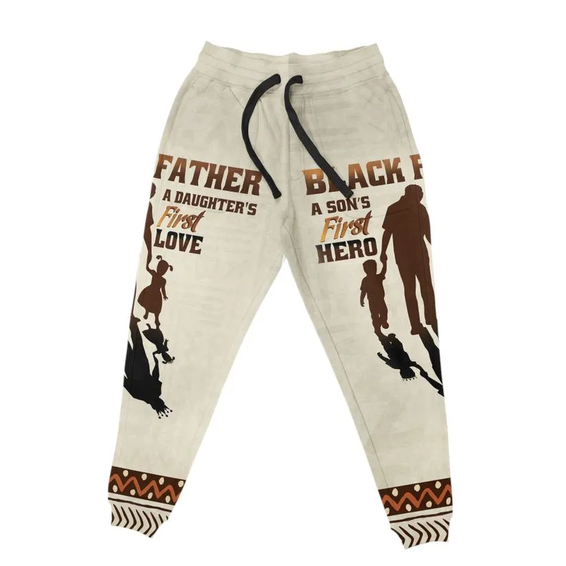 Black Father All-over Hoodie And Joggers Set