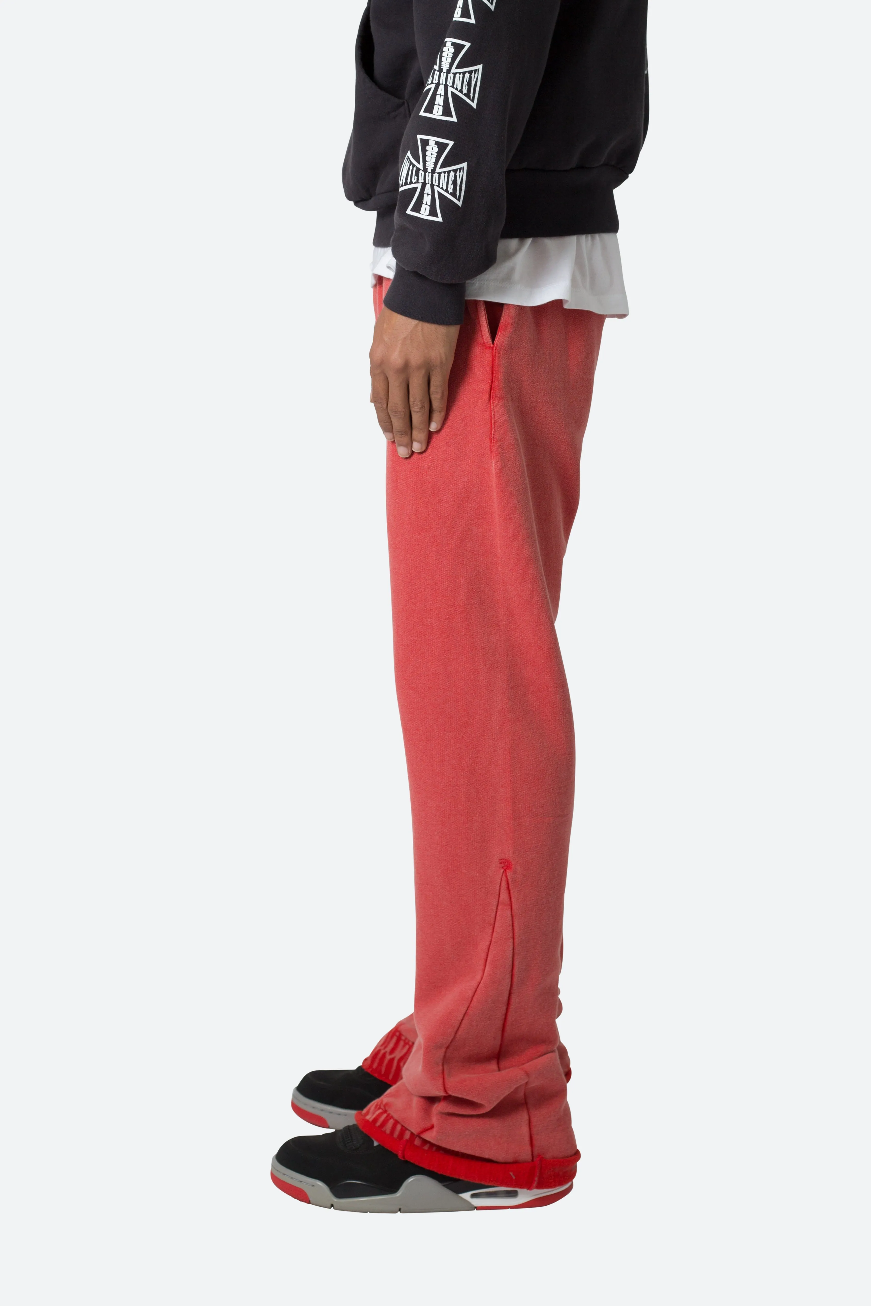 Bootcut Sweatpants - Red