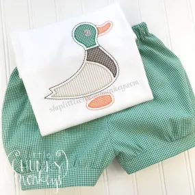 Boy Shirt - Duck Applique