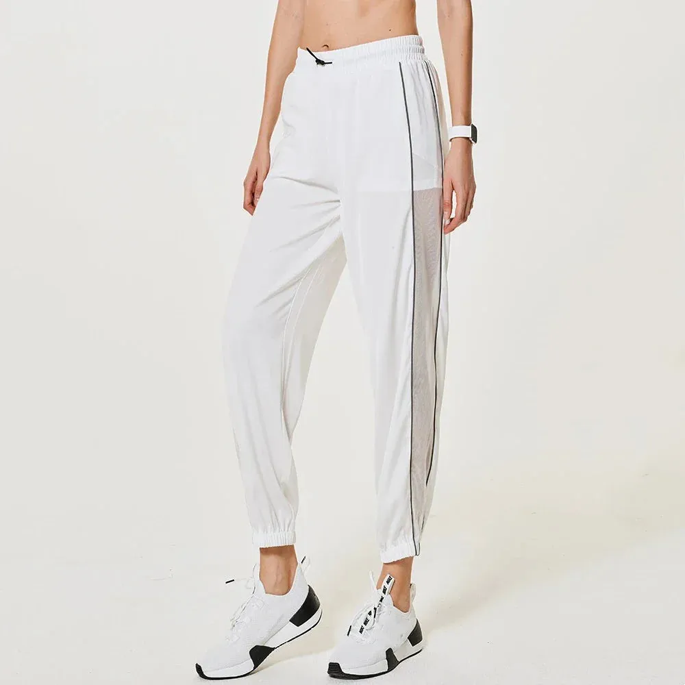 Breathable Mesh Wide Leg Baggy Sweatpants for Summer