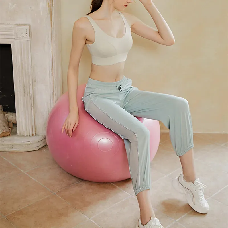 Breathable Mesh Wide Leg Baggy Sweatpants for Summer