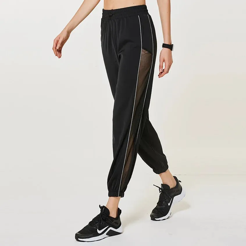 Breathable Mesh Wide Leg Baggy Sweatpants for Summer