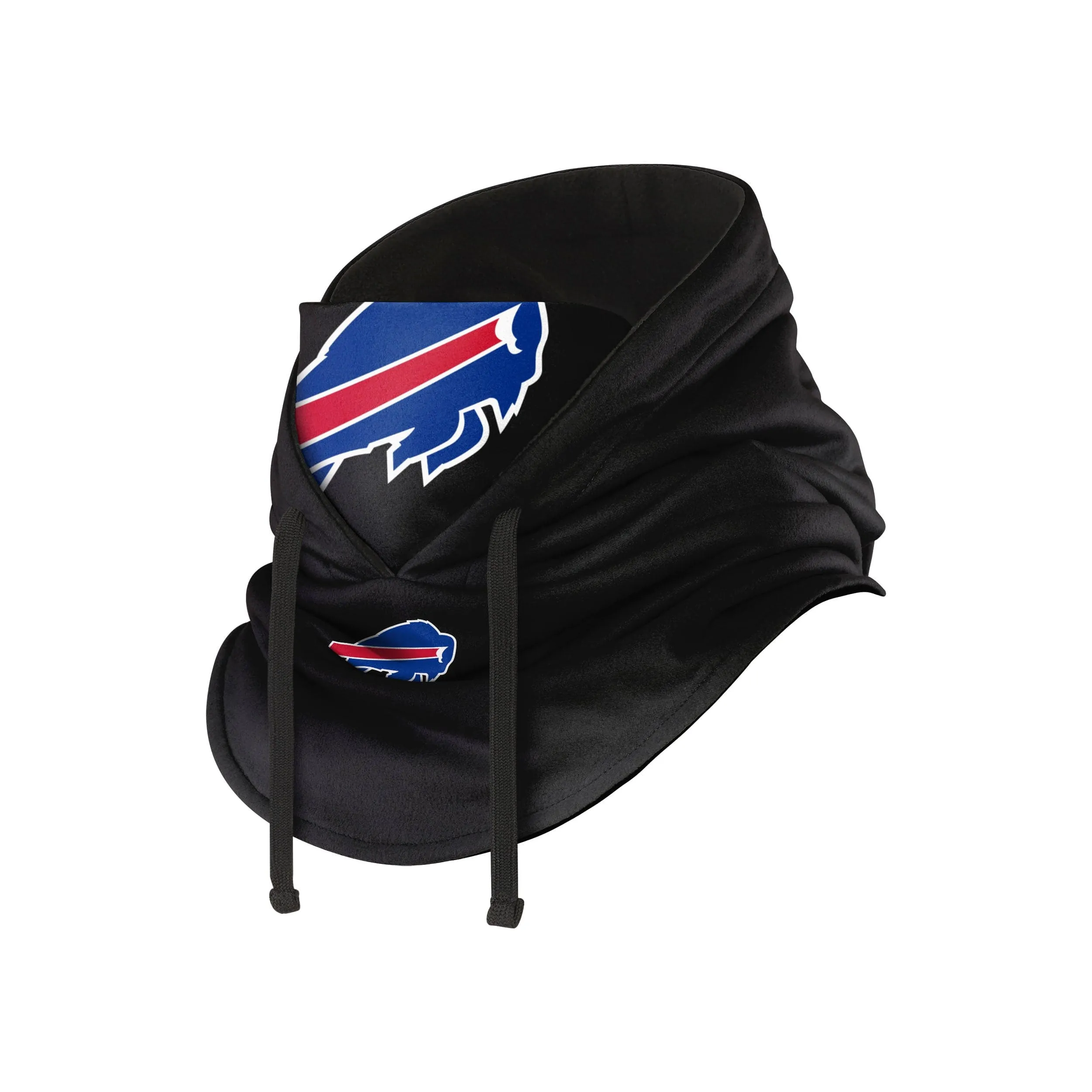 Buffalo Bills NFL Black Drawstring Hooded Gaiter