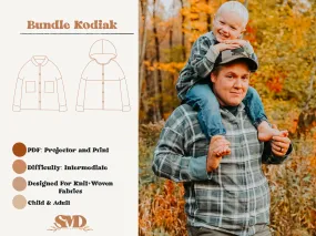 Bundle Kodiak Shacket Digital Sewing Pattern