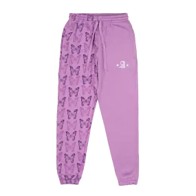 Butterfly Half Pattern Sweatpants