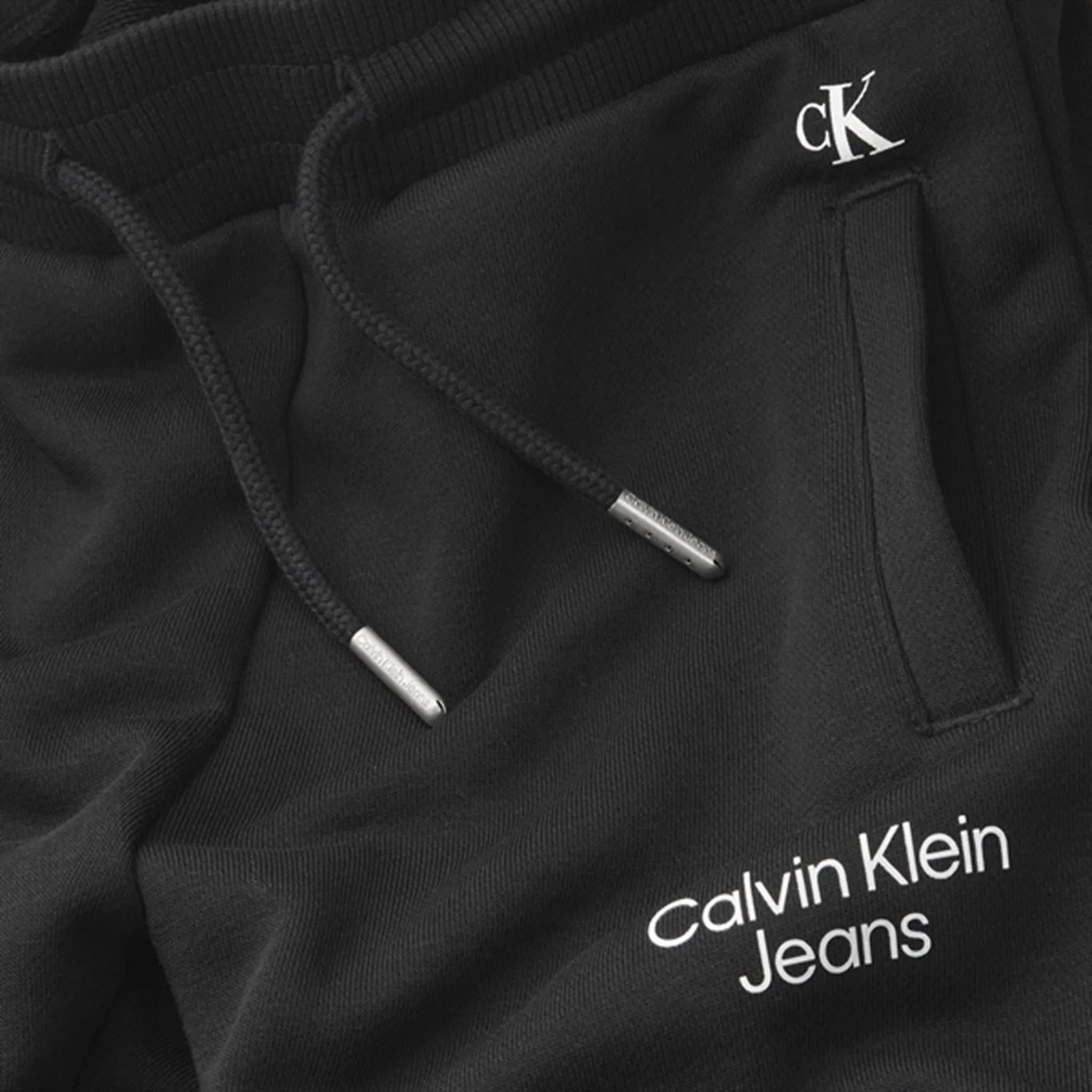 Calvin Klein Ckj Stack Logo Sweatpants Ck Black