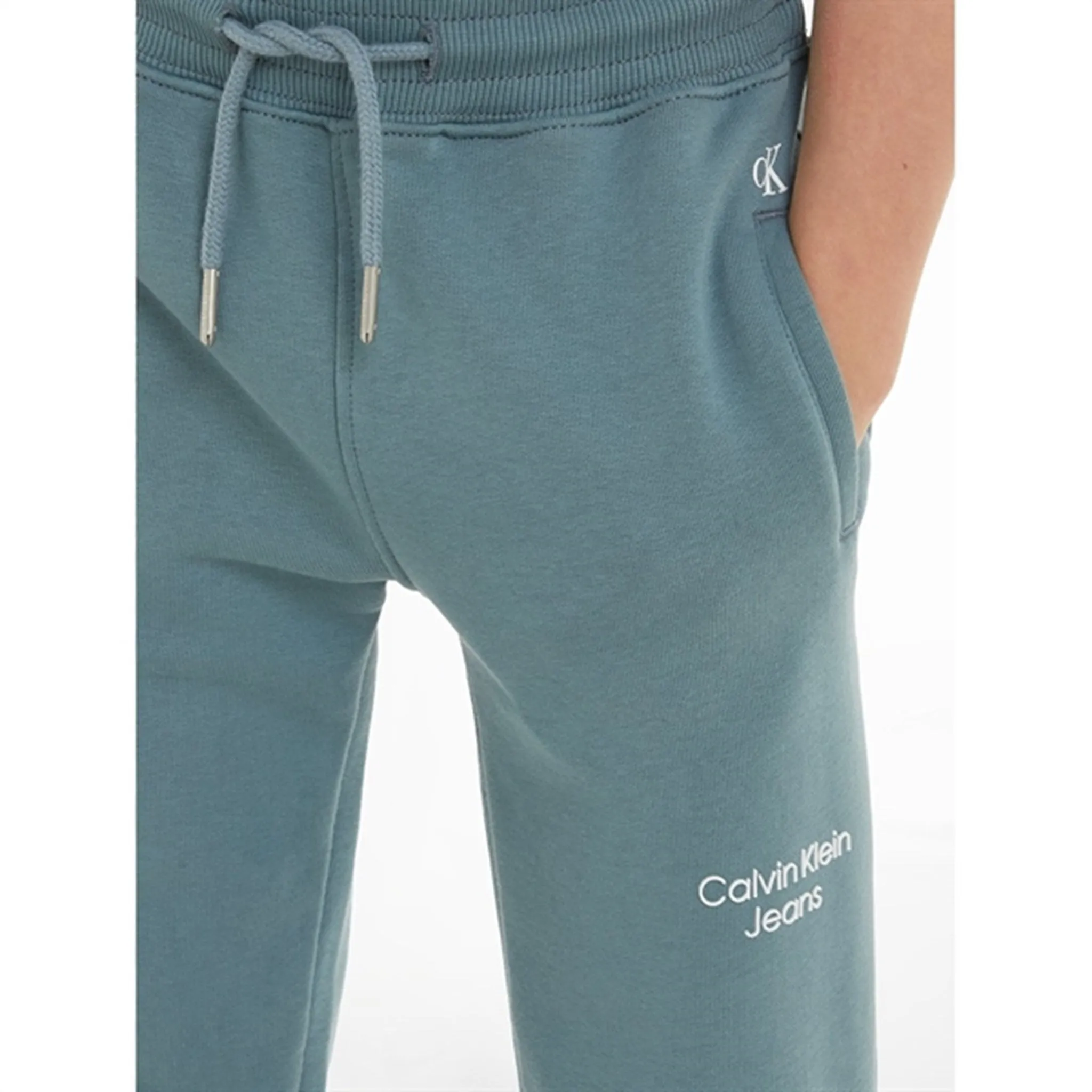 Calvin Klein CKJ Stack Logo Sweatpants Goblin Blue