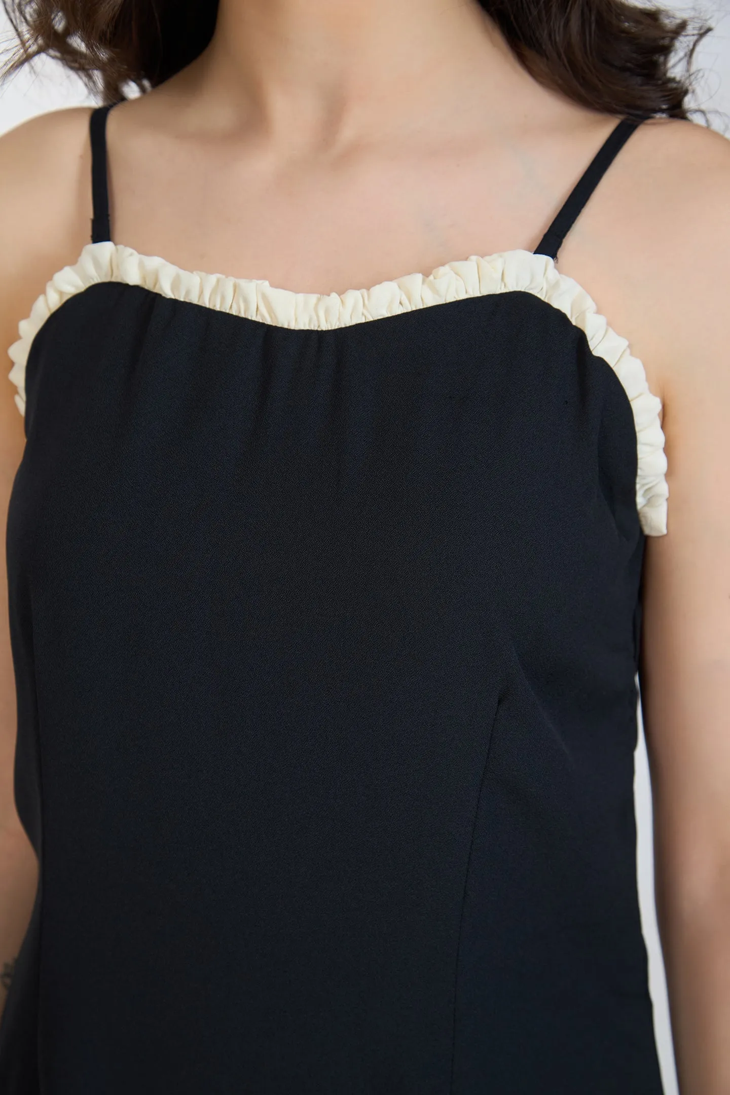 Carla|Ruffle-Detail Mini Dress