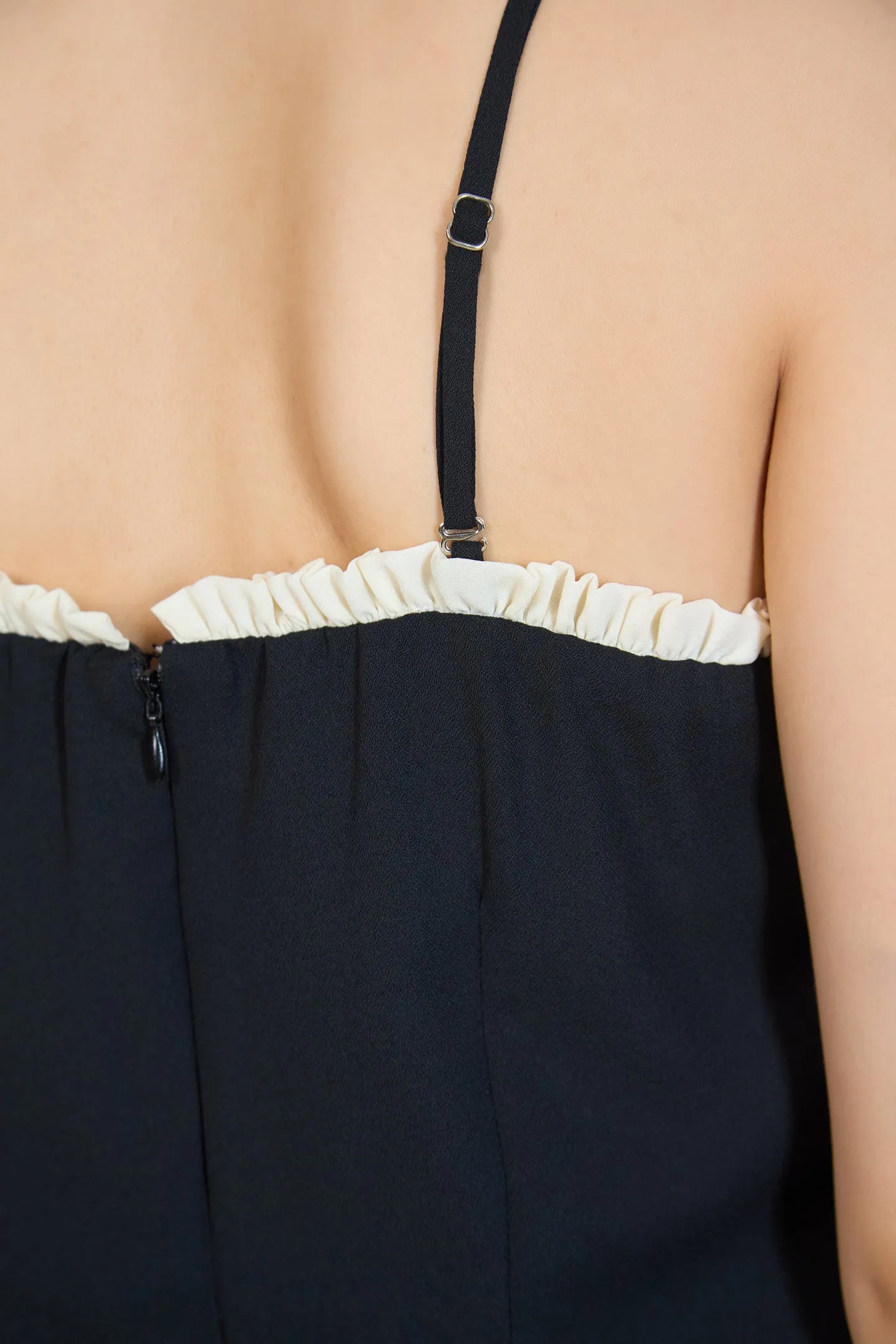 Carla|Ruffle-Detail Mini Dress