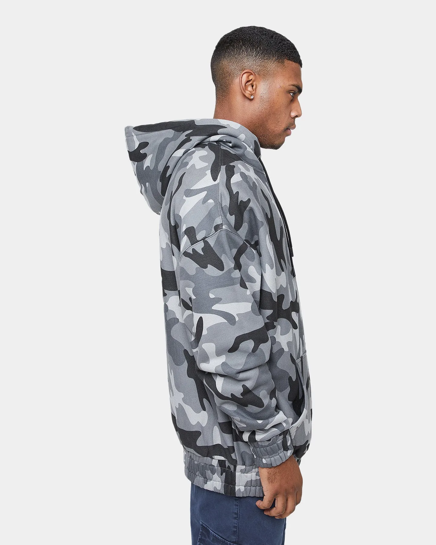 Carré Utilitaire Camo Hoodie Black Camo