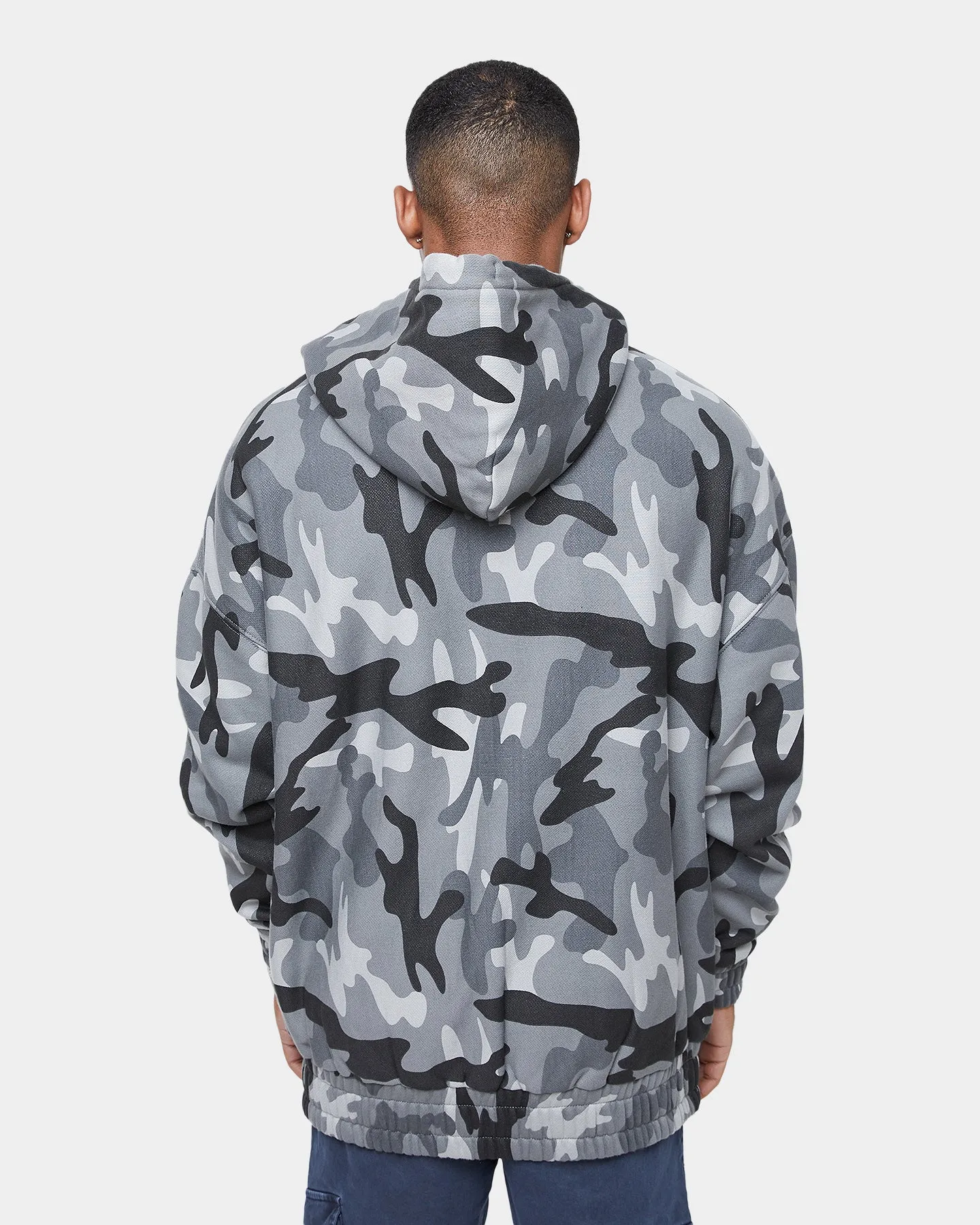 Carré Utilitaire Camo Hoodie Black Camo