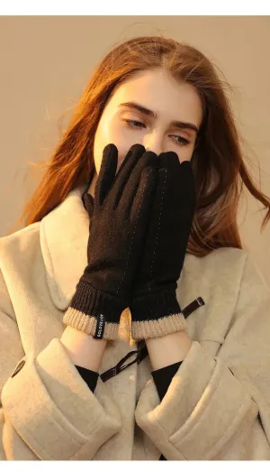 Cashmere Fleece-lined Gloves