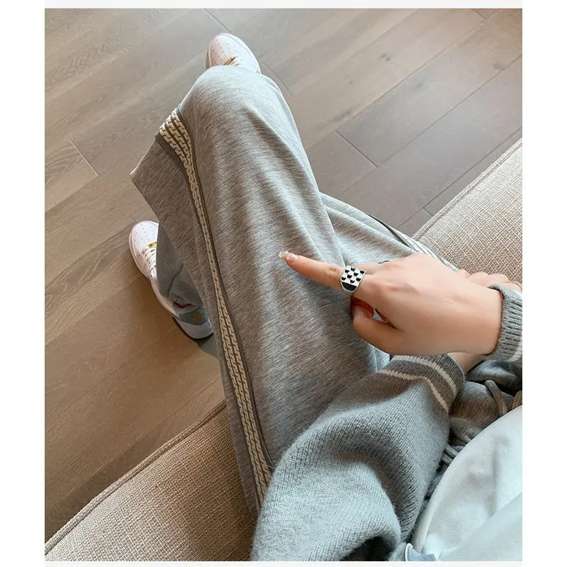 Casual Banana-Shaped Plus Sports Tapered Loose Fit Sweatpants