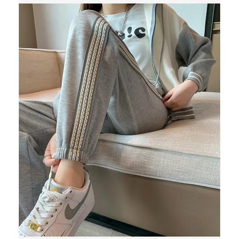 Casual Banana-Shaped Plus Sports Tapered Loose Fit Sweatpants