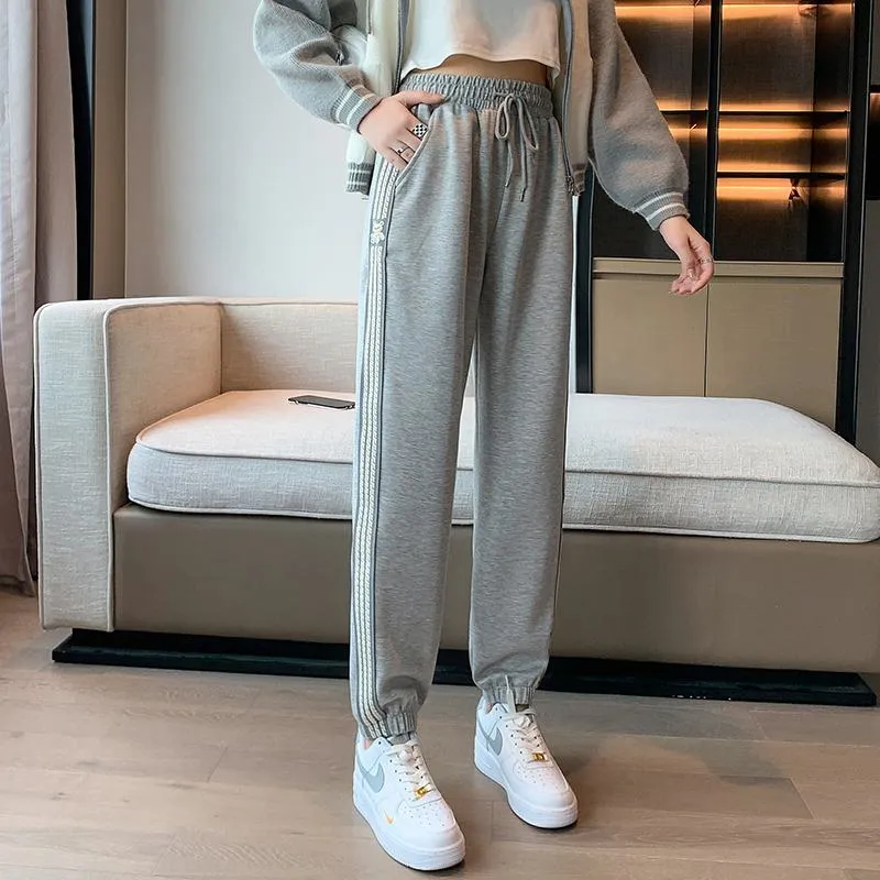 Casual Banana-Shaped Plus Sports Tapered Loose Fit Sweatpants