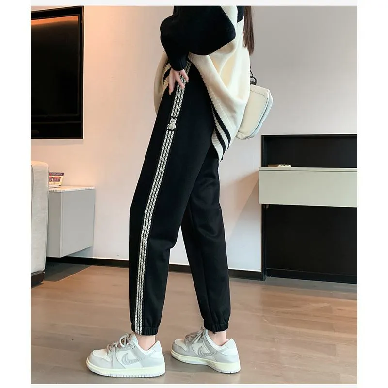 Casual Banana-Shaped Plus Sports Tapered Loose Fit Sweatpants