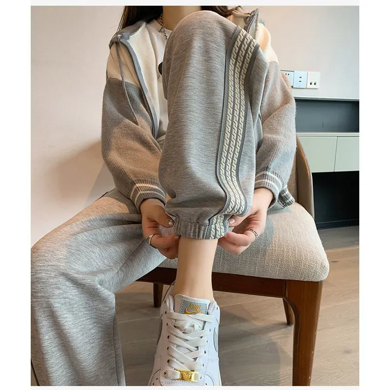 Casual Banana-Shaped Plus Sports Tapered Loose Fit Sweatpants