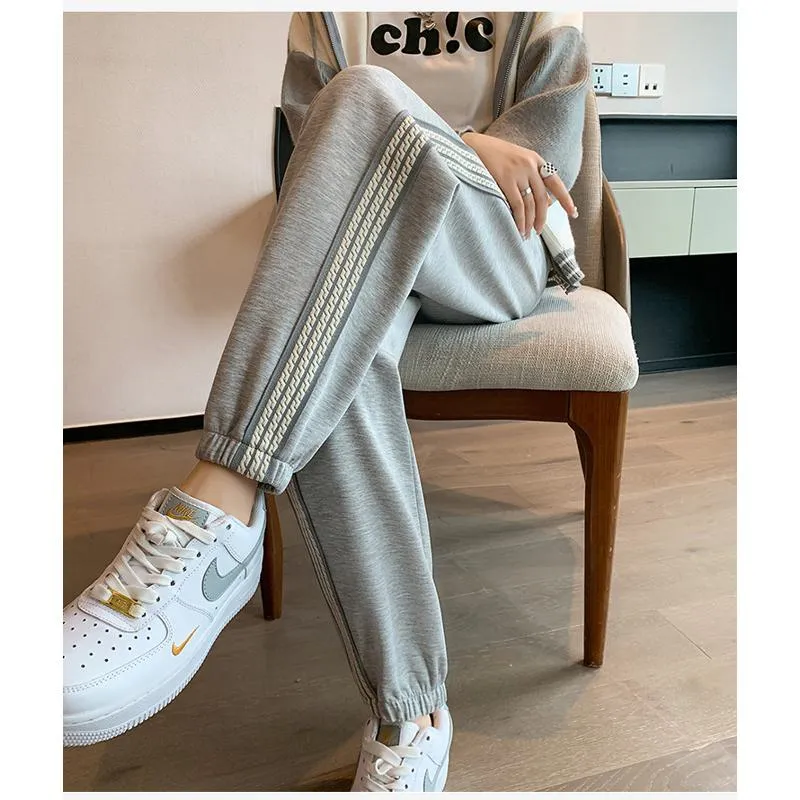 Casual Banana-Shaped Plus Sports Tapered Loose Fit Sweatpants