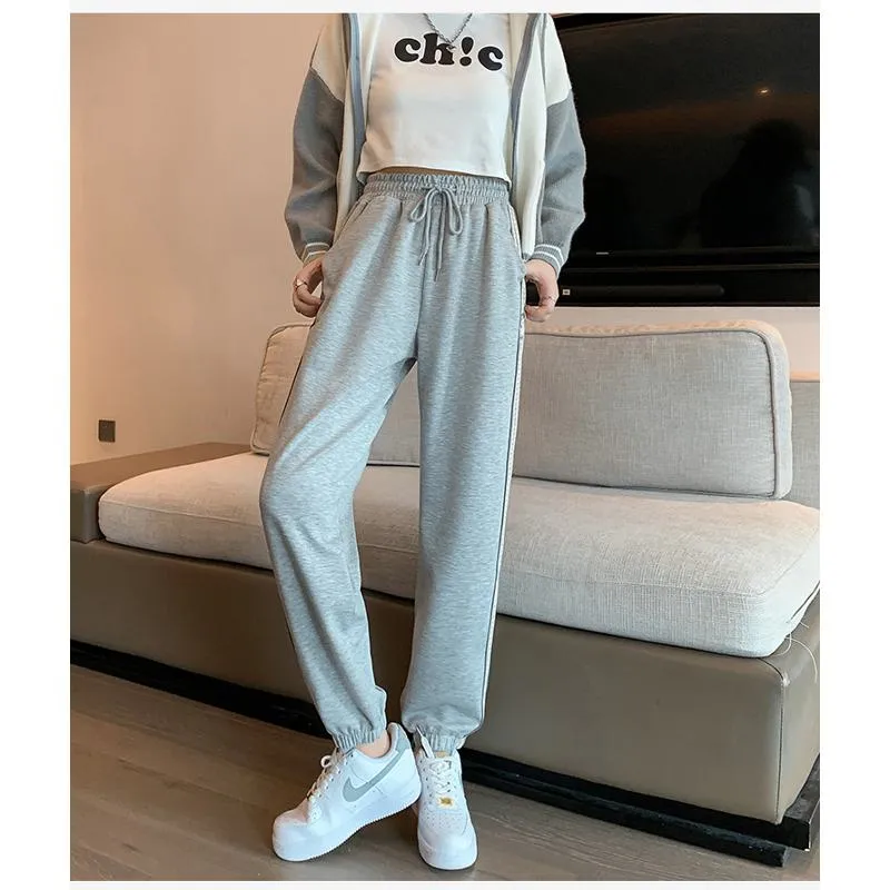 Casual Banana-Shaped Plus Sports Tapered Loose Fit Sweatpants