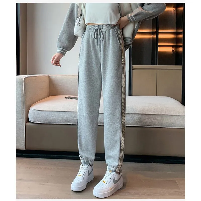 Casual Banana-Shaped Plus Sports Tapered Loose Fit Sweatpants