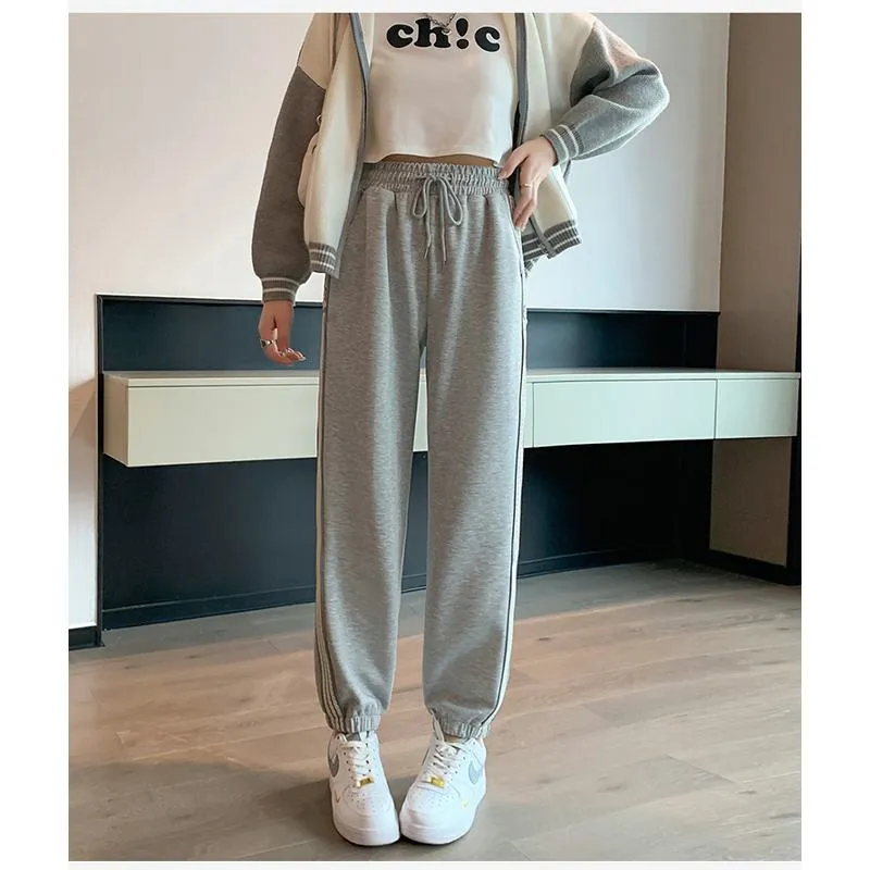 Casual Banana-Shaped Plus Sports Tapered Loose Fit Sweatpants